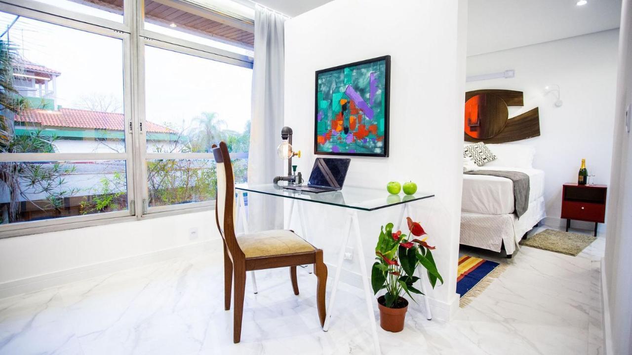 Loft Design, Amplo, Modern Com Ar Condicionado Em Alto De Pinheiros Apartment Sao Paulo Exterior foto